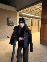 おしゃれなレトロ調ブラウンヒョウ柄パンツ【ハイウエスト・ストレート・ワイドレッグ】