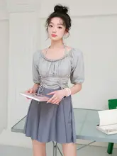 大きいサイズの女性用ワンピース水着【体型カバー・温泉やビーチに最適】