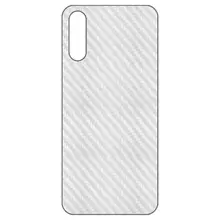 vivo Y7S対応 軽量カーボンファイバー貼り付け背面保護フィルム【滑り止め・薄型】