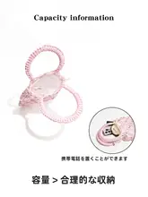 ハンドバッグ レディース メッシュ スパンコール 透かし シンプル ルーズ ピンク 「CKKUI」