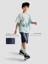 男の子用コットンデニムパンツ【柔らかな素材・夏用・五分丈】（セットアップ対応）