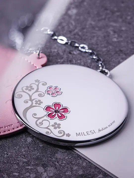 かわいいミニ 鏡 インターネットセレブ女性ポータブル メイクアップミラー