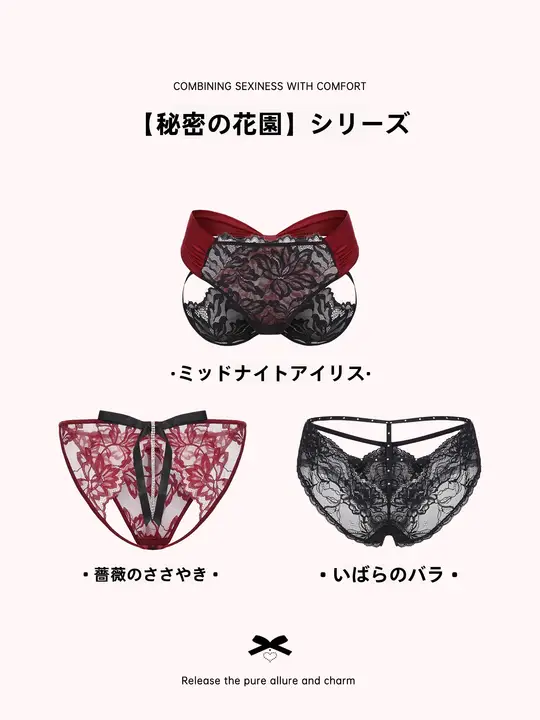 魅惑のレースショーツ【ハイウエスト・セクシー・薄手】