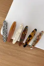 高級感のあるアセテート製ヘアクリップ【後頭部用・ポニーテール・バナナクリップ・ヘッドアクセサリー】