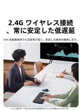 ワイヤレスキーボードとマウスのセット【オフィス向け・デスクトップ＆ノートパソコン用・ビジネス対応】（セットアップ対応）