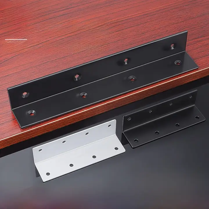 厚手90度直角固定器 L型三角鉄支架【家具用・棚板トレイ】