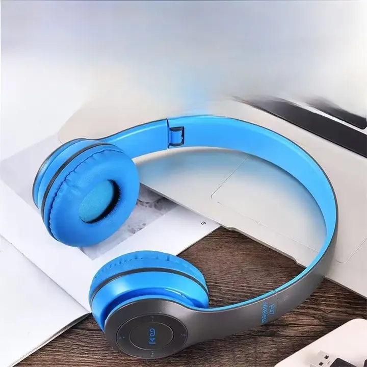 折りたたみ式Bluetoothヘッドホン【マイク内蔵・高音質・長時間バッテリー・重低音】