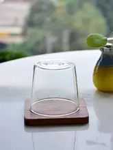 シンプルな高硼珪酸ガラス製コーヒーカップ【ハンドルなし・軽量・冷凍可・耐熱】