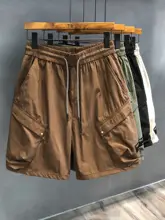 通気性のある軽量アウトドア作業用ショートパンツ【男性用・フィット・夏用】