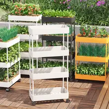バルコニー用野菜栽培スタンド【多層式・室内用・組み合わせ可能】