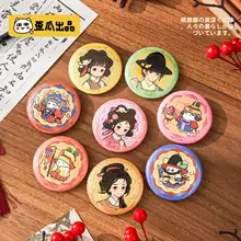 可愛らしいデザインのマグネットバッジ【ブラインドボックス・Q版・宮深如夢シリーズ】