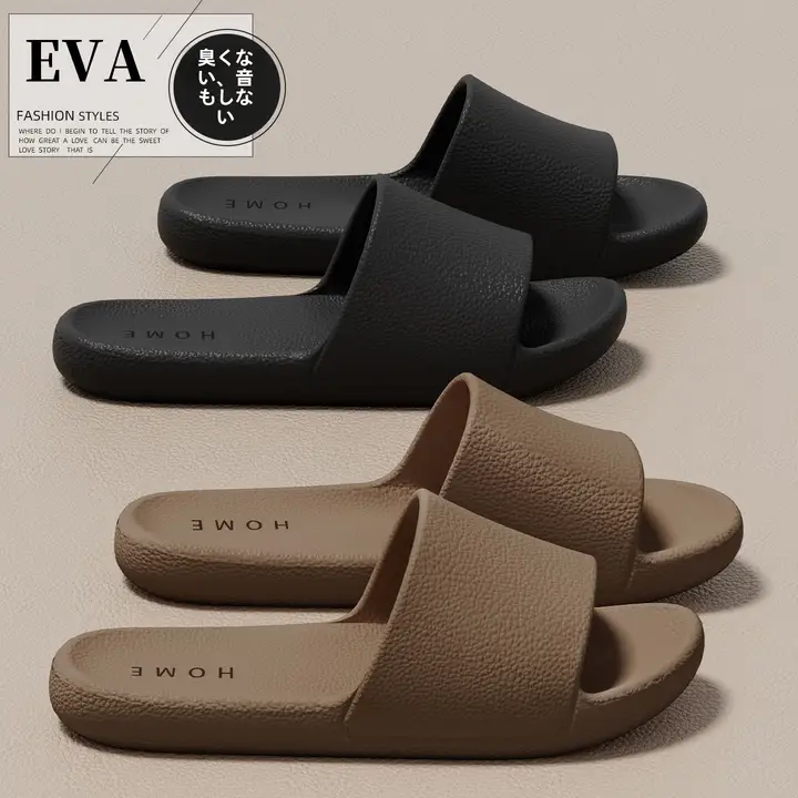 防滑で快適！EVA製 メンズモカサンダル【夏用・室内シューズ】