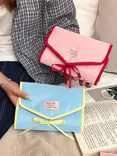 折りたたみ式携帯ジュエリーポーチ【リング・ネックレス・ブレスレット収納用・旅行用】