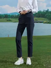 暖かいゴルフ用ストレッチパンツ【レディース・ストレート・加毛】