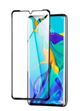 全画面対応の強化ガラスフィルム【Novaシリーズ用・指紋防止】