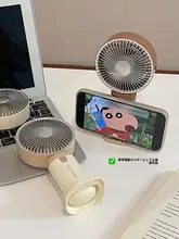USB充電式 卓上扇風機【静音・夏用・持ち運び可能】