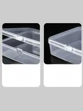 透明PPプラスチックボックス【電子部品収納・ふた付き・小物整理用】