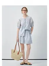 民族風刺繍ブラウスとスカートの夏用ファッション【半袖・二点（セットアップ対応）】