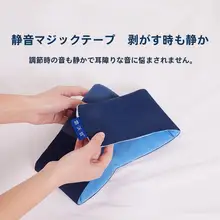 耳栓付アイマスク【遮光・睡眠用・頭にフィット】