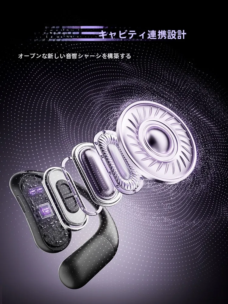 オープン型Bluetoothイヤフォン Wing：Web会議向けAI翻訳機能と長時間使用の実証