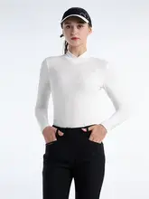 PGAゴルフ レディース長袖Tシャツ【秋冬用・質感のある素材】