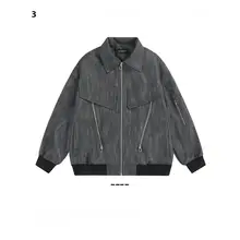 アメリカンスタイルのフライトジャケット【ユニセックス・フィット・街風】（セットアップ対応）