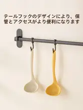 食品グレードのシリコンスープスプーン【耐熱・小型・多用途】