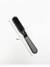 女性用 折りたたみ式ヘアブラシ【携帯用・ナイロン毛・家用】