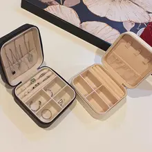 小型ジュエリーボックス【携帯用・防酸化・ネックレス・リング・イヤリング収納】
