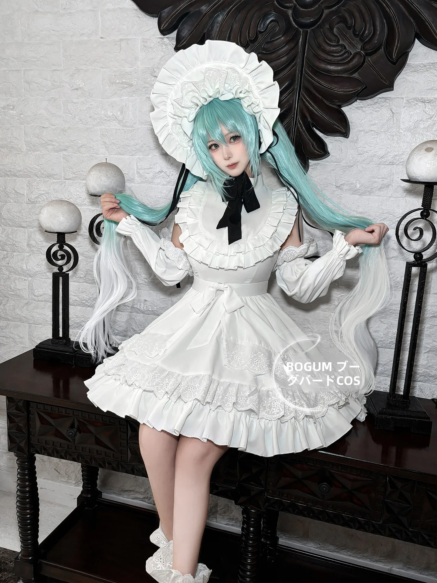 初音ミク コスチューム用ドレス：にじフェス・コミケで着用可能な白色音声キャラクター服