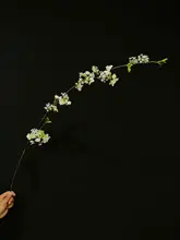 小花柄の人工雪柳花【ウエディング装飾・柔らかいインテリア用】
