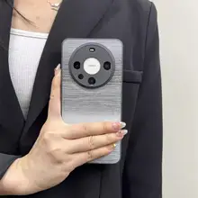グラデーショングレーのスマートフォンケース【穴あけ不要・ショルダーバッグ対応】