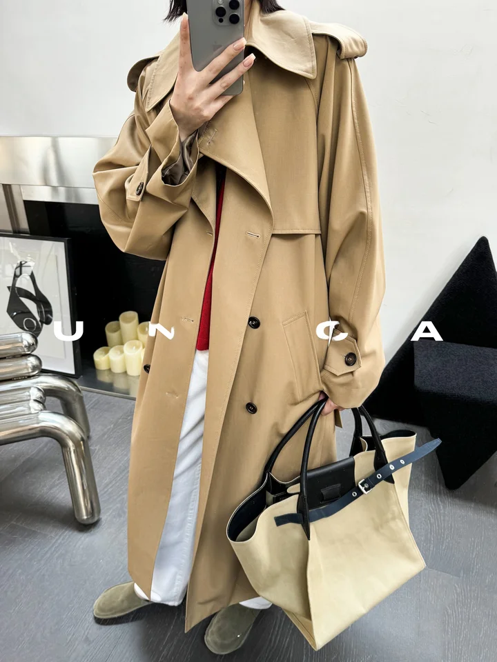 UNICA/Phoebe ヴィンテージスタイル 高密度ウール ロングコート【女性用・ファッション性】