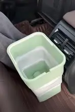 折りたたみ式ミニ車載ゴミ箱【持ち運び便利・自立型・ごみ袋付き】