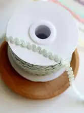 波浪デザインのストレッチレーストリム【手作り用・服飾用】