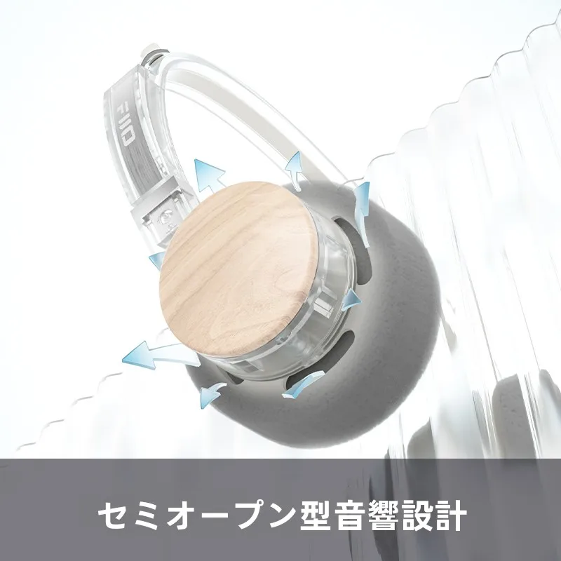 木製ボウルデザインのレトロヘッドホンEH11：Bluetooth対応で大耳ゲームに最適なオンエアヘッドフォン