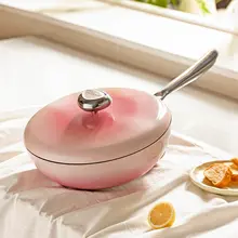 家用チタンセラミックフライパン【非粘着加工・電磁調理器対応・平底】