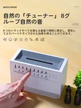 白噪音ファイヤーアロマディフューザー加湿器【テーブル用・Bluetoothス ピーカー・安眠サポート・ナイトライト付き】