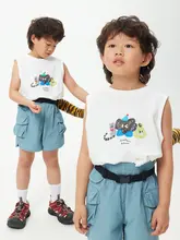 Acme item タンクトップ スポーツウェア キッズ ボーイズ ガールズ アニマルプリント 速乾 ゆったり ノースリーブ アウトドア 「ACMEITEM」