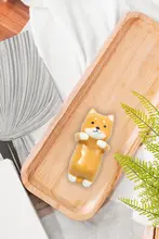 iface かわいいカートゥーンデザインの陶器製箸置き【フォーク&スプーンホルダー・ダブルプレート用】（セットアップ対応）