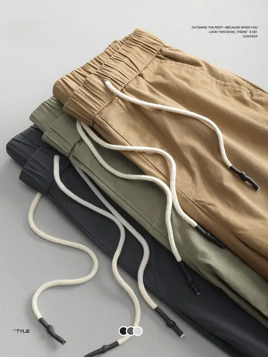 テーパードパンツ メンズ ゴムウエスト アンクル丈 ヴィンテージ ストリート 着回し 秋「LUUD」