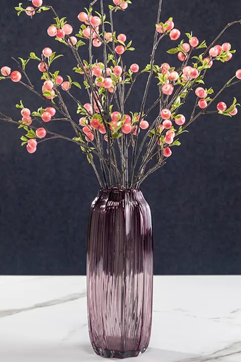 リアルな果実デザインのブドウとリンゴの造花【欧風・インテリア装飾用】