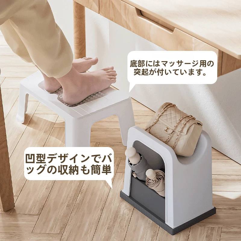 オフィス用足踏み台：調整可能で快適な脚の休息に最適な北欧風デザイン