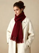 秋冬用 レディースストール【二通りの使用可能・シンプルなデザイン・韓国風】