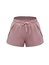 AlphaGym 夏用速乾性ダブルレイヤーショートパンツ【防透け・ゆったり設計・ランニング・フィットネス用】