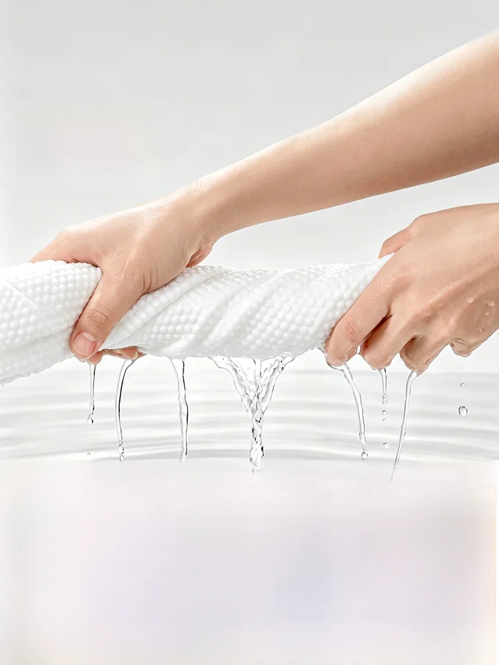 極上の柔らかさ！使い捨て洗面器用フェイスタオル【大判・厚手】（セットアップ対応）