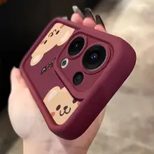 OPPO Reno13 Pro対応 スマートフォンケース【Reno12・Reno11・全包・防摔・可愛いクマデザイン】