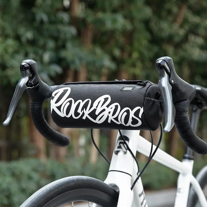 折りたたみ自転車用ハンドルバッグ【円筒型・マウンテンバイク対応・斜め掛け】