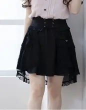 可愛いデザインのレースフリルミニスカート【多層・女性用】（セットアップ対応）