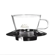 Kalita 手挽きコーヒーフィルター【透明ガラス製・ドリッパー・シェアリングポット・セット】